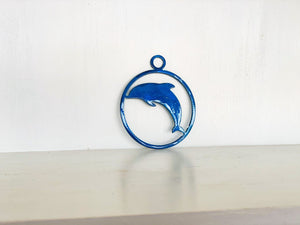 Dolphin Metal Christmas Tree Ornament